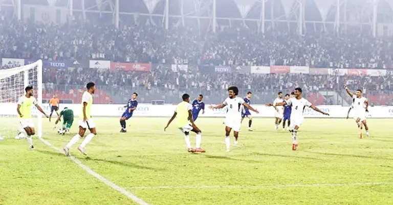 নেপালের বিপক্ষে ২-২ গোলে ড্র করেছে বাংলাদেশ